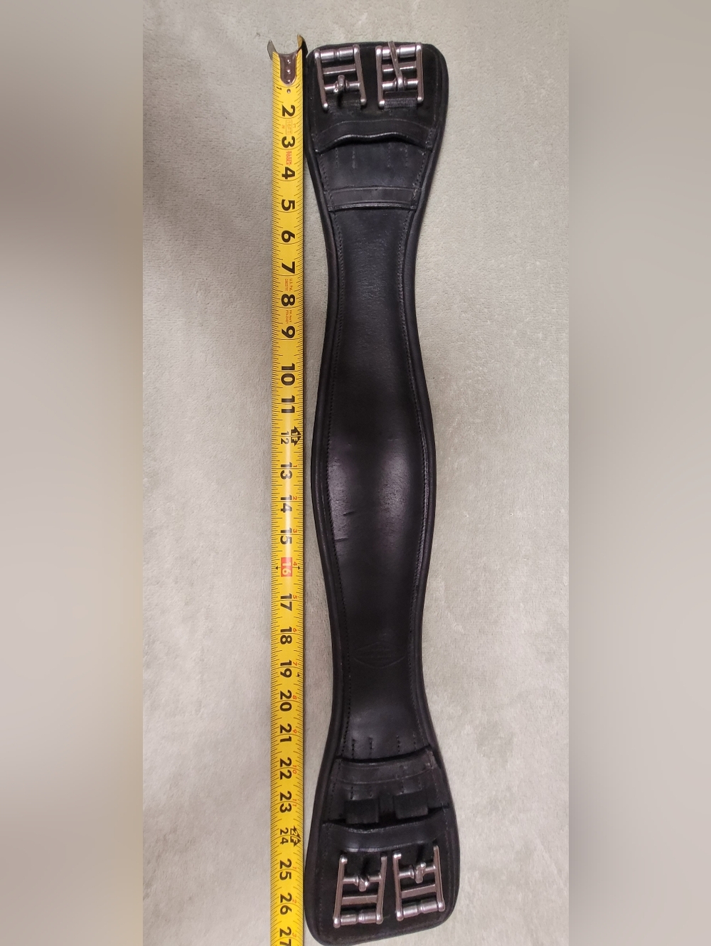 DRESSAGE GIRTH Henri de Rivel, Genuine Leather, Size 26 - Picture 6 of 9